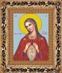 Набор для вышивания бисером СВБ-3011 "Икона Пресвятой Богородицы В родах Помощница"